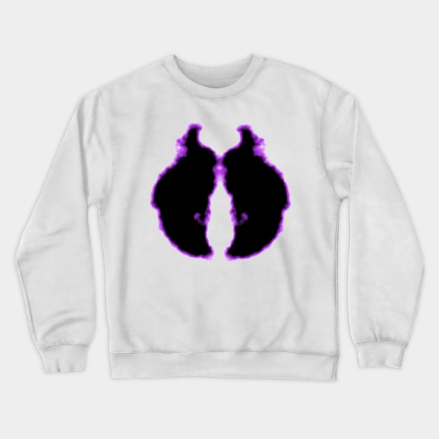 Rorschach inkblot Crewneck Sweatshirt by AnnArtshock